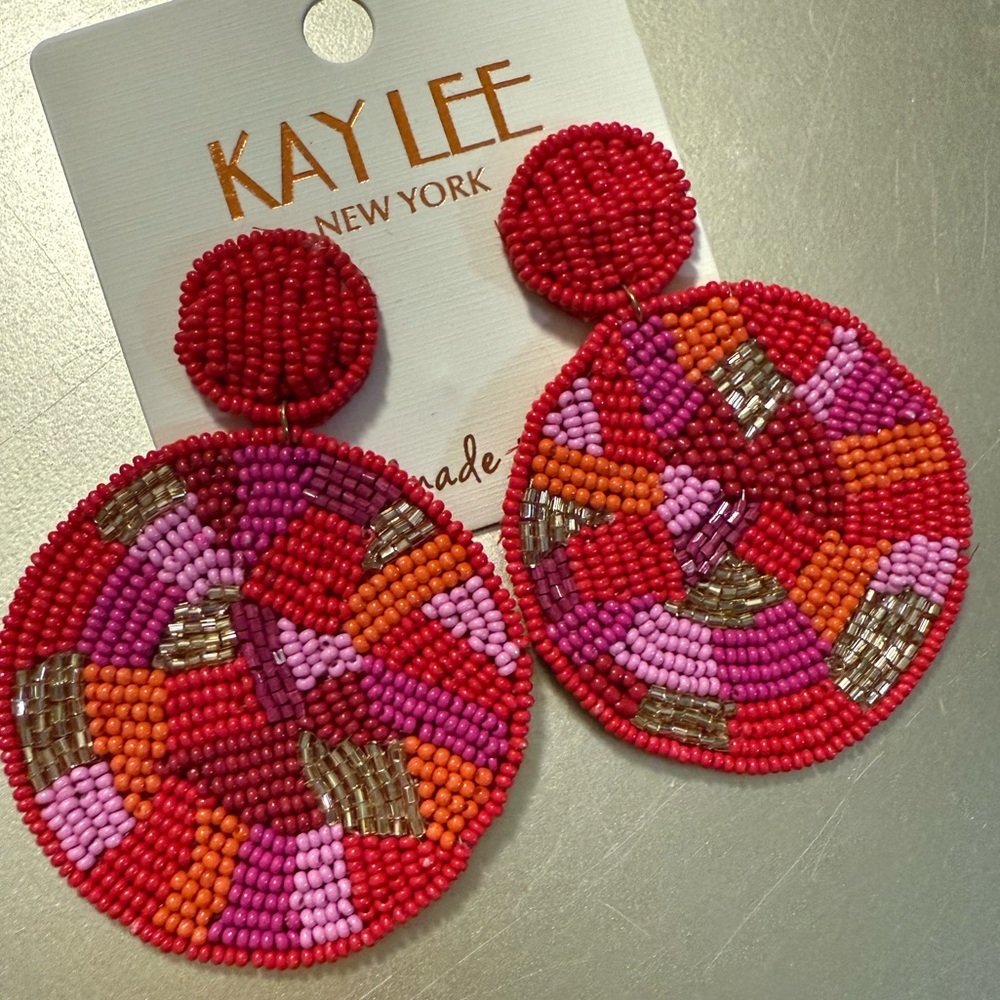 Kay Lee Colorful Beaded Earrings